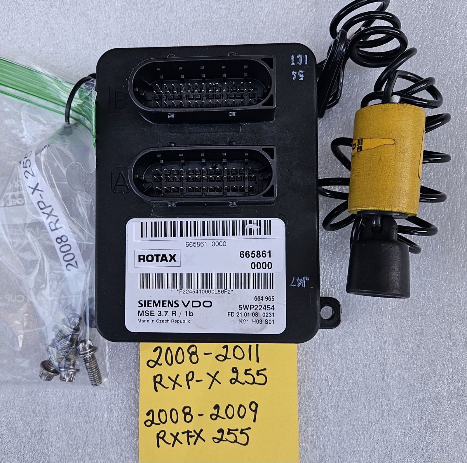 Sea Doo 2008-11 RXP-X 255, 2008-09 RXT-X 255- ECU ECM Computer 420665861 665861