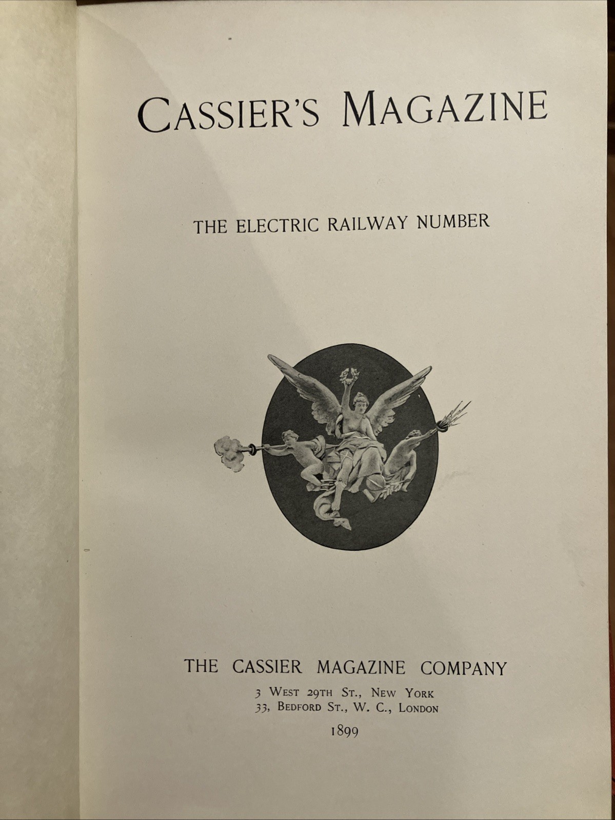 The Electric Railway Number of Cassier\'s Magazine, 1899 (deluxe Edition 28/250)