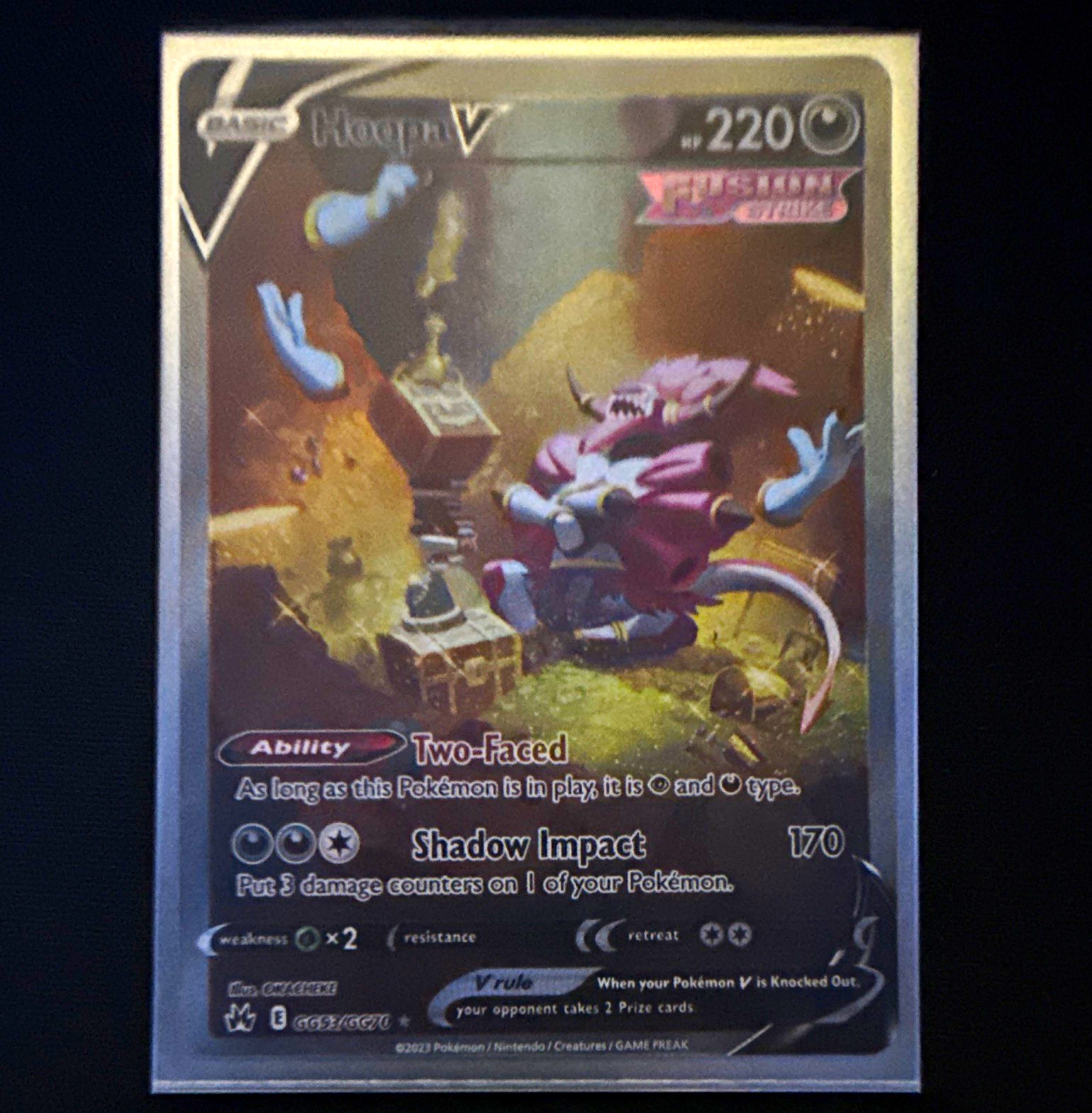 Pokémon TCG Hoopa V GG53/GG70 Galarian Gallery Holo Eng 220 Pokémon TCG Hoopa V GG53/GG70 Galarian Gallery Holo Eng 220