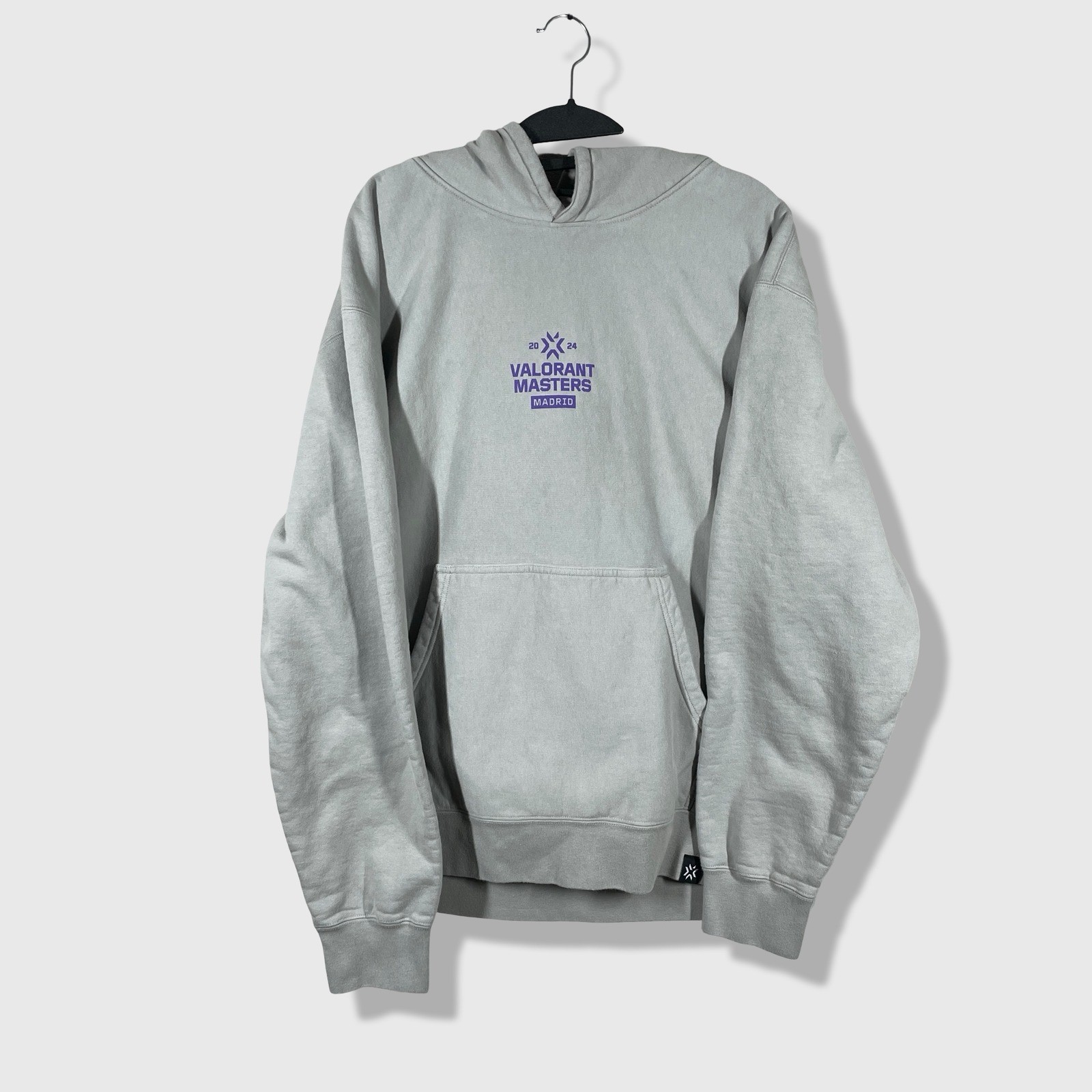 2024 Riot Games Valorant Masters Madrid Hoodie Mens XL Grey Esports Streetwear 2024 Riot Games Valorant Masters Madrid Hoodie Mens XL Grey Esports Streetwear