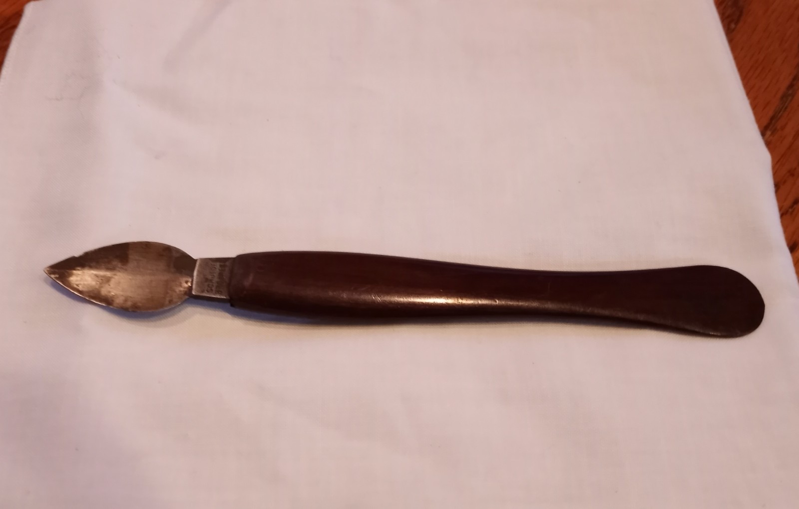 Physician's Fleam Antique Bloodletting Knife Scalpel Schulder Bros. Marked 