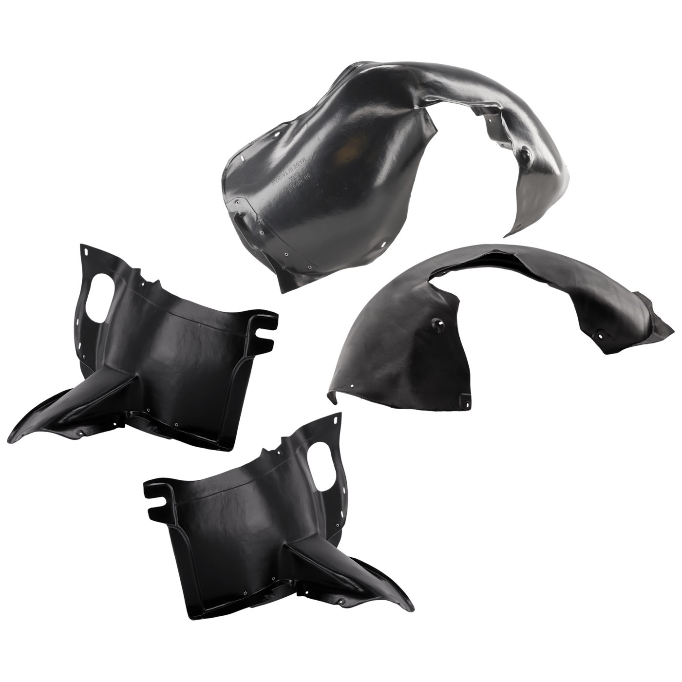 Set of 4 Fender Liners Front Driver & Passenger Side for Volkswagen Golf GTI