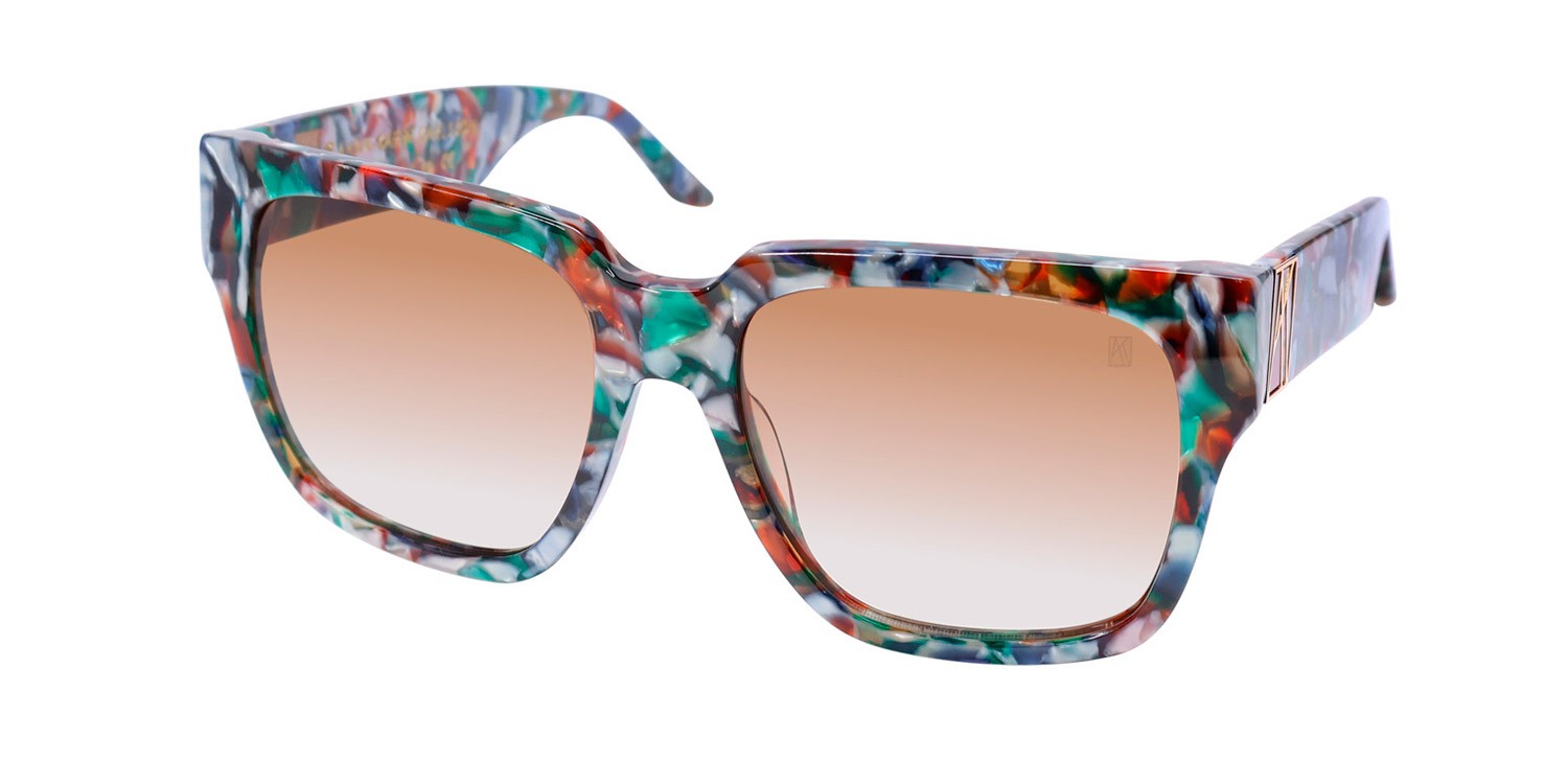 NEW ANNA-KARIN KARLSSON COCO STORIES SUNGLASSES PLASTIC MULTI-COLOR OVERSIZED