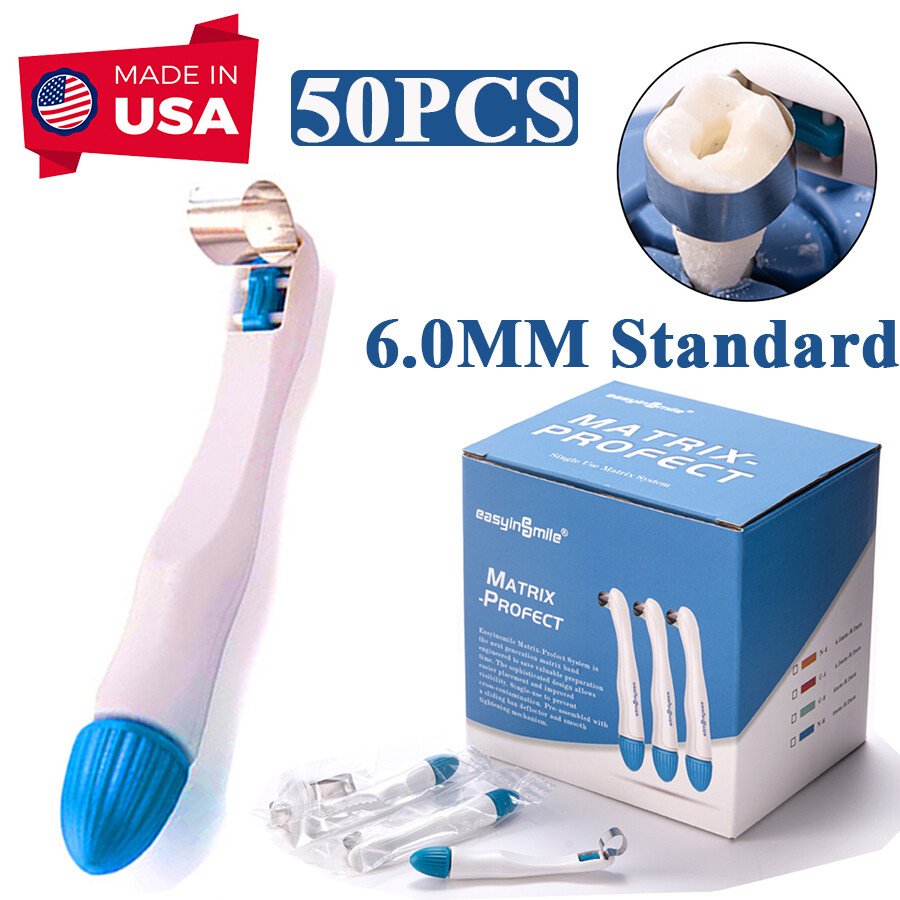 Adjust Dental Pro-Matrix bands Standard Matrices Bands Molar Contoured 6MM 50pc