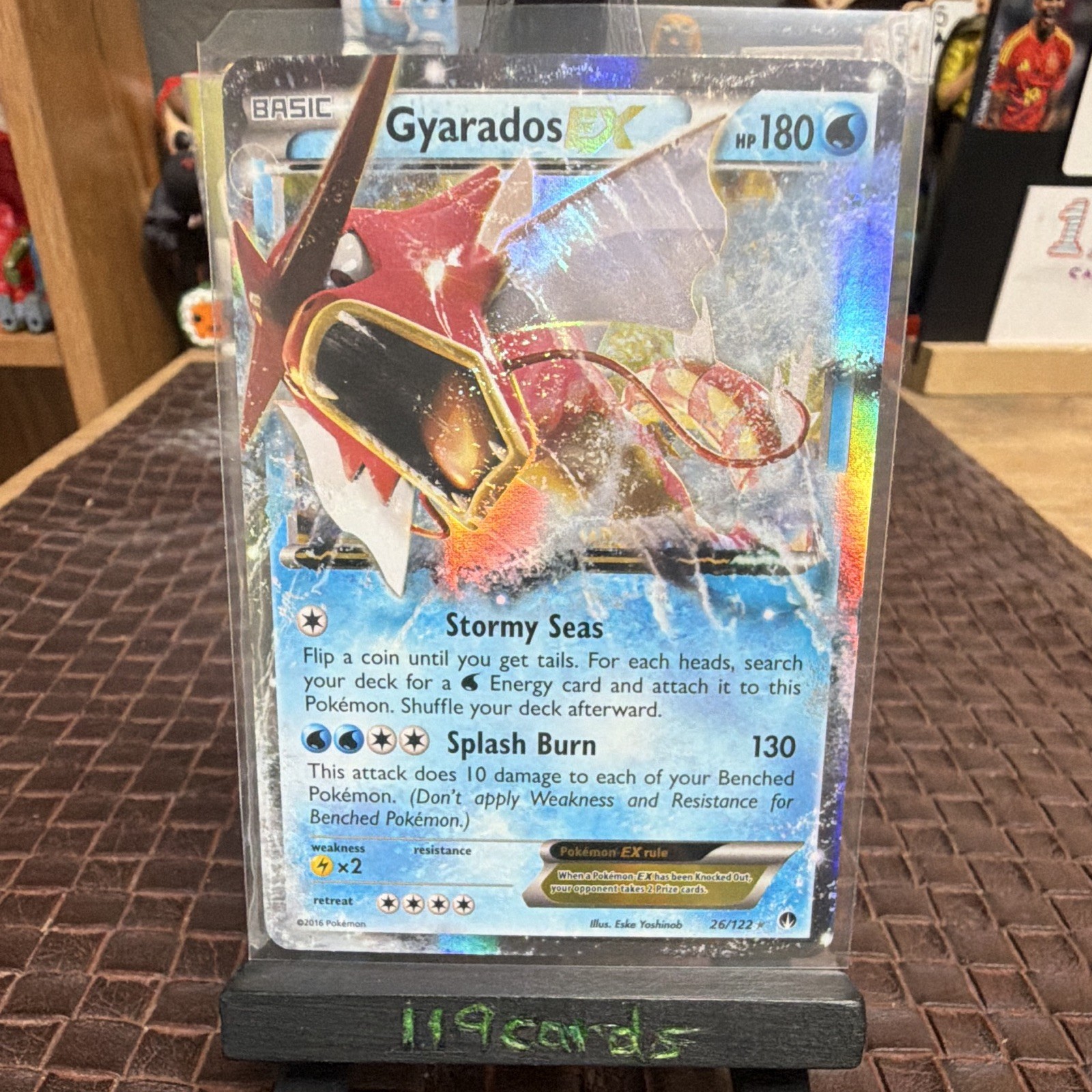 Gyarados EX 26/122 Breakpoint Ultra Rare Holo EX 180 HP English
