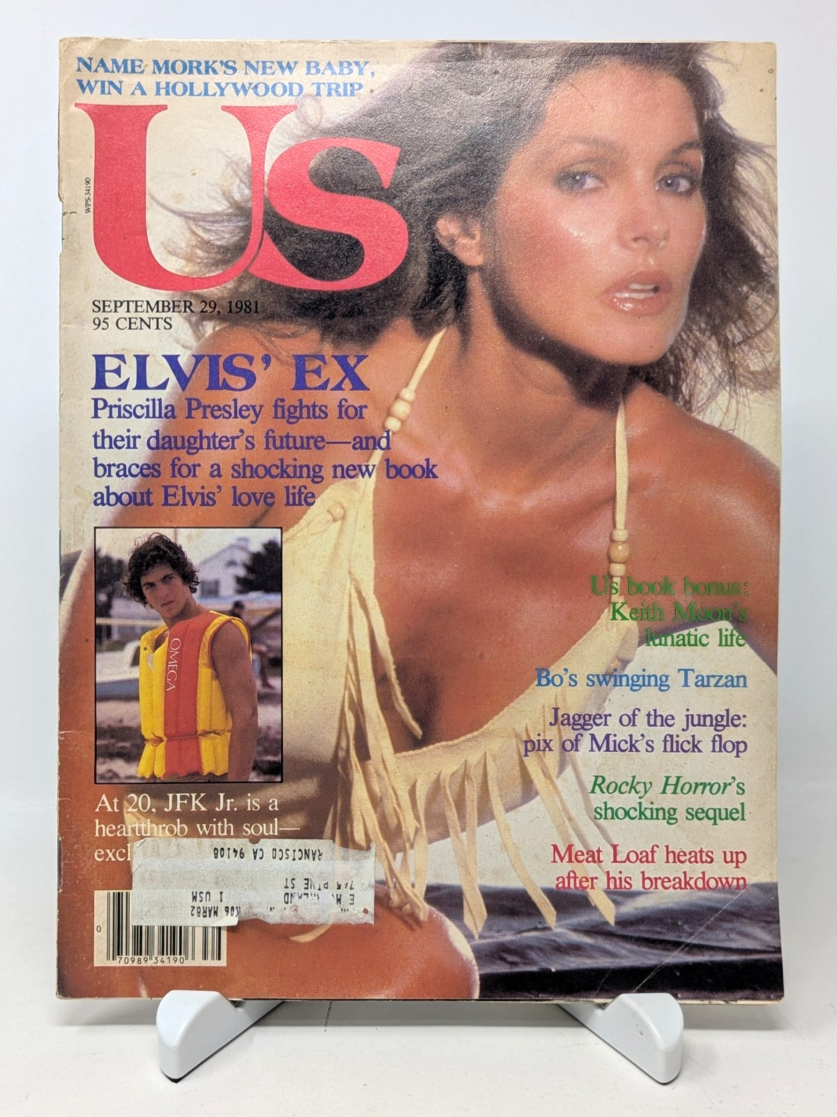 US Magazine Sept 1 1981 Priscilla Presley Rolling Stones Rocky Horror VTG Issue