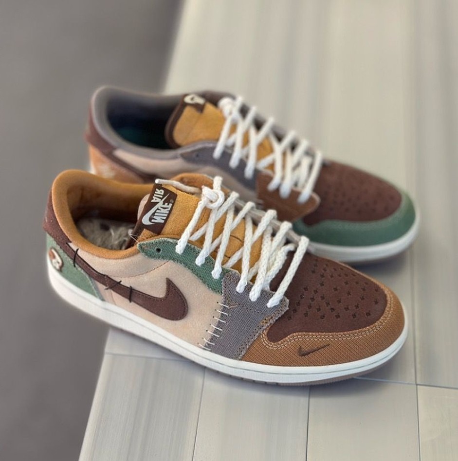 Zion Williamson x Air Jordan 1 Low OG DZ7292-200 | \'Voodoo\' Men\'s Sneakers ❤ Zion Williamson x Air Jordan 1 Low OG DZ7292-200 | \'Voodoo\' Men\'s Sneakers ❤