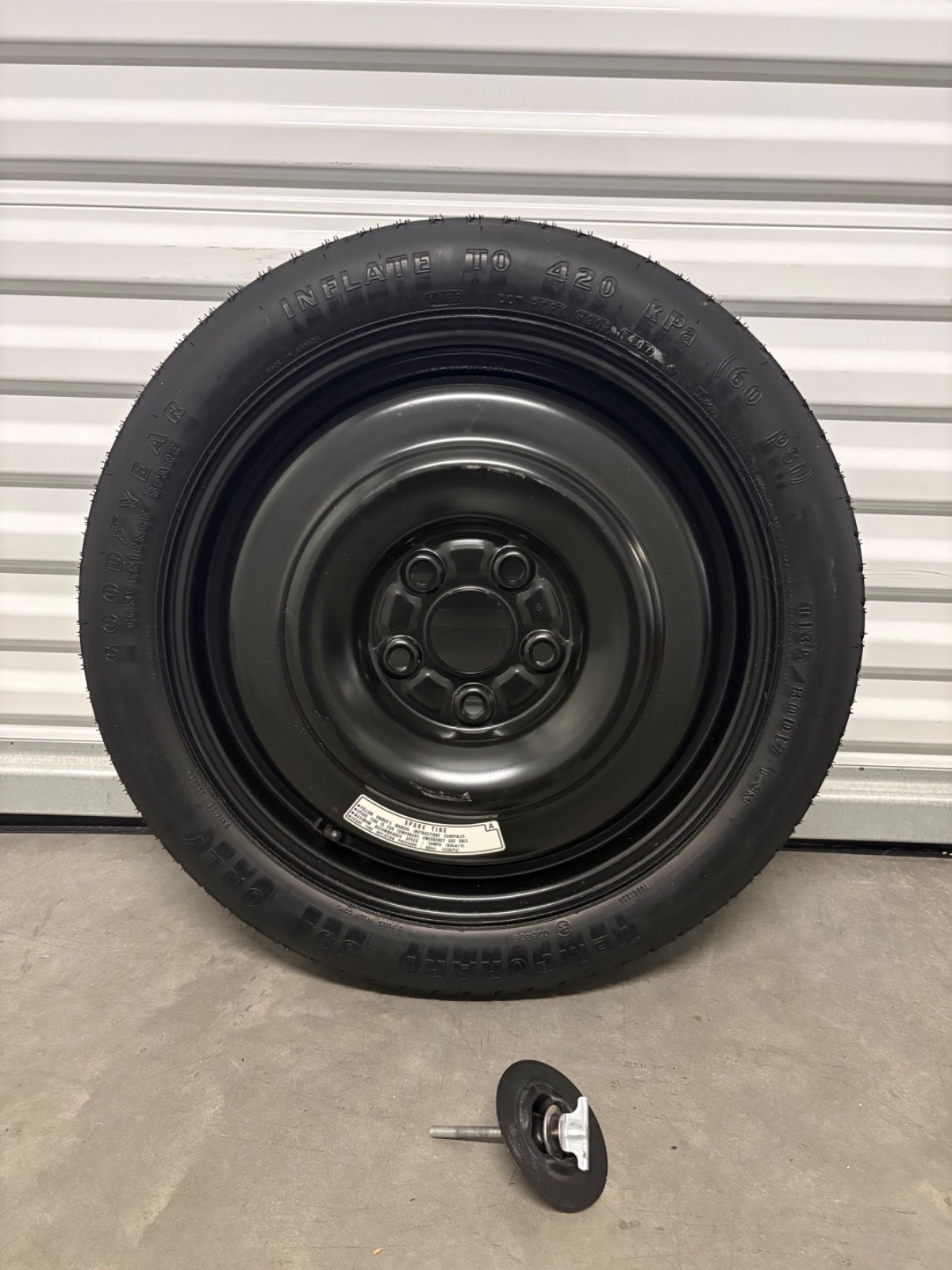 2005-2010 Honda Odyssey Emergency Spare Tire Wheel Donut Rim T135/80D17