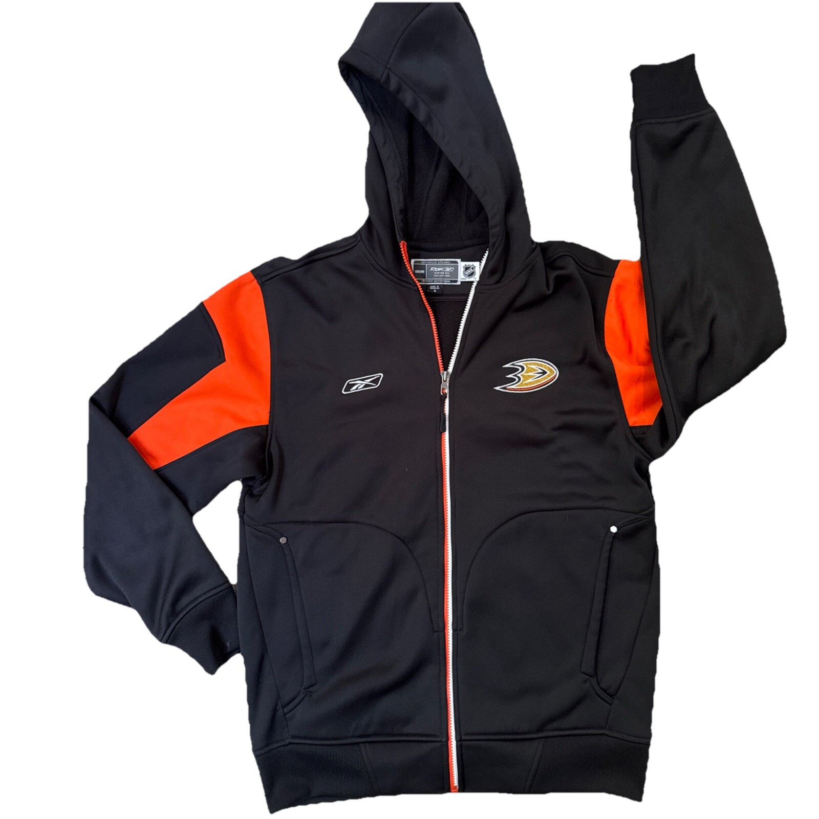 Anaheim Ducks Men’s Hoodie Jacket Size Small NHL Center Ice Collection