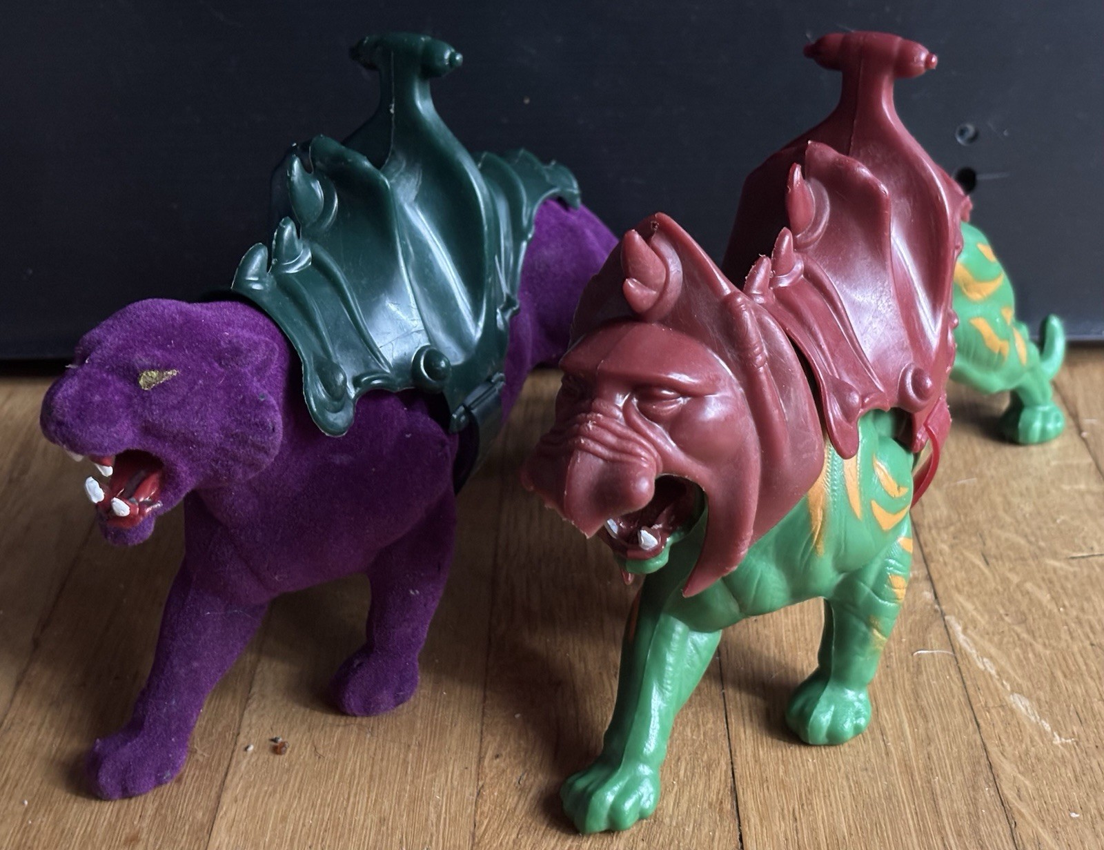 Vintage 1982 Masters Of The Universe MOTU Battle Cat Panthor Complete Figures Vintage 1982 Masters Of The Universe MOTU Battle Cat Panthor Complete Figures