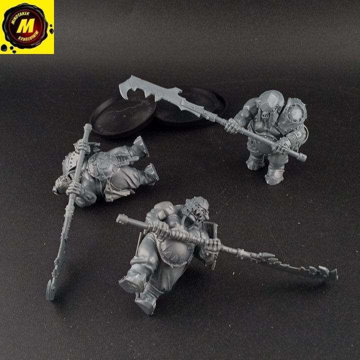 Ogre Ironguts (Converted) (x3) - #173994 - Ogor Mawtribes