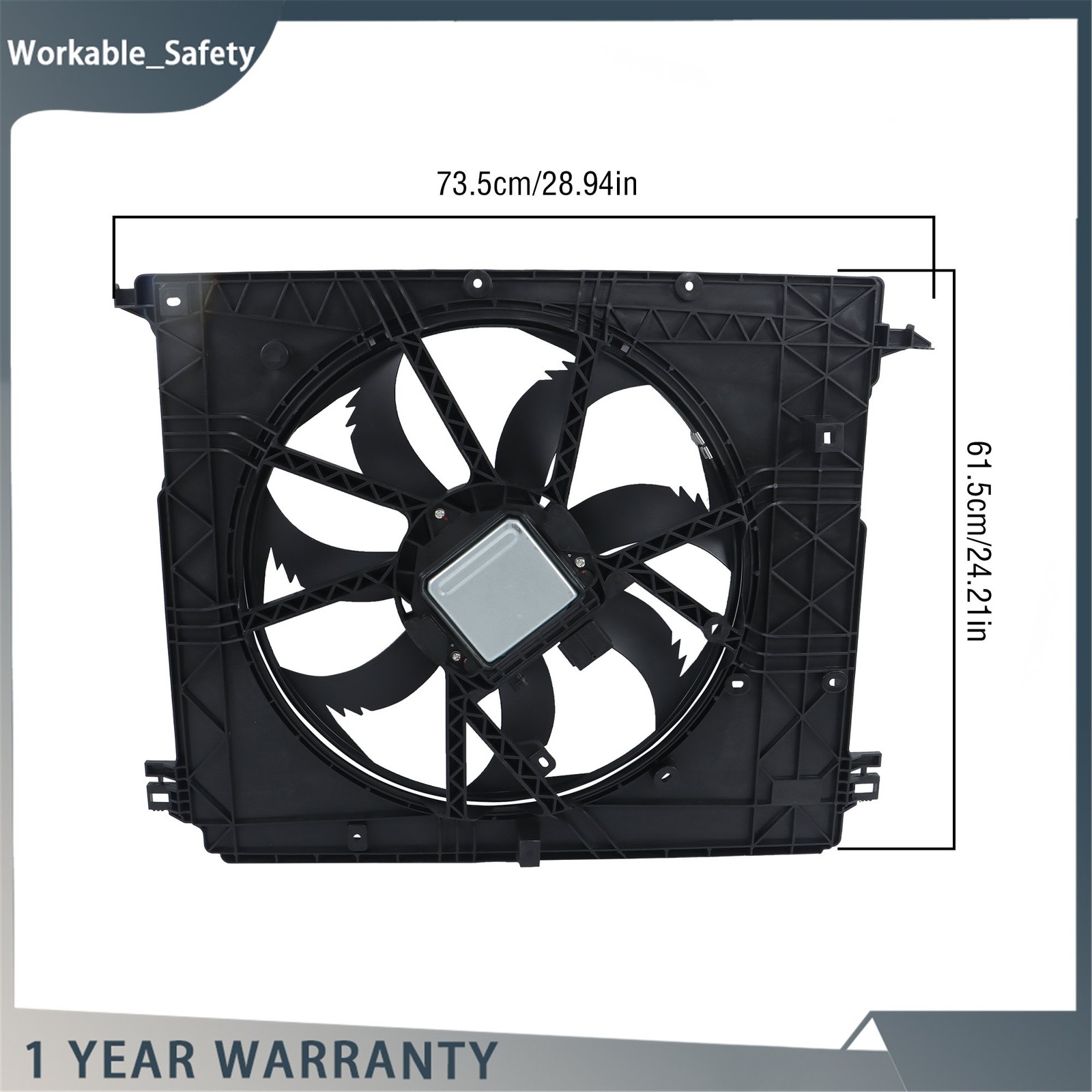 Radiator Cooling Fan Assembly For Toyota Highlander 2020-2023 2024 16360-F0100