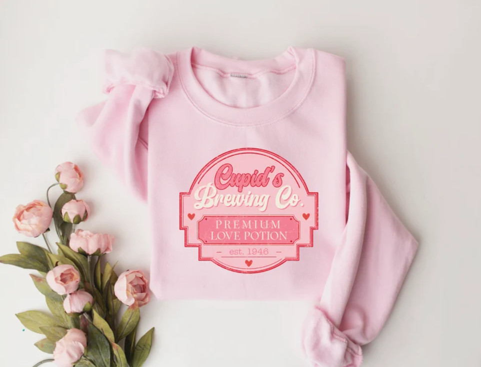 Cupid\'s Brewing Co Dart Pink 3D SWEATER Mother Day Gift Best Price Us Size