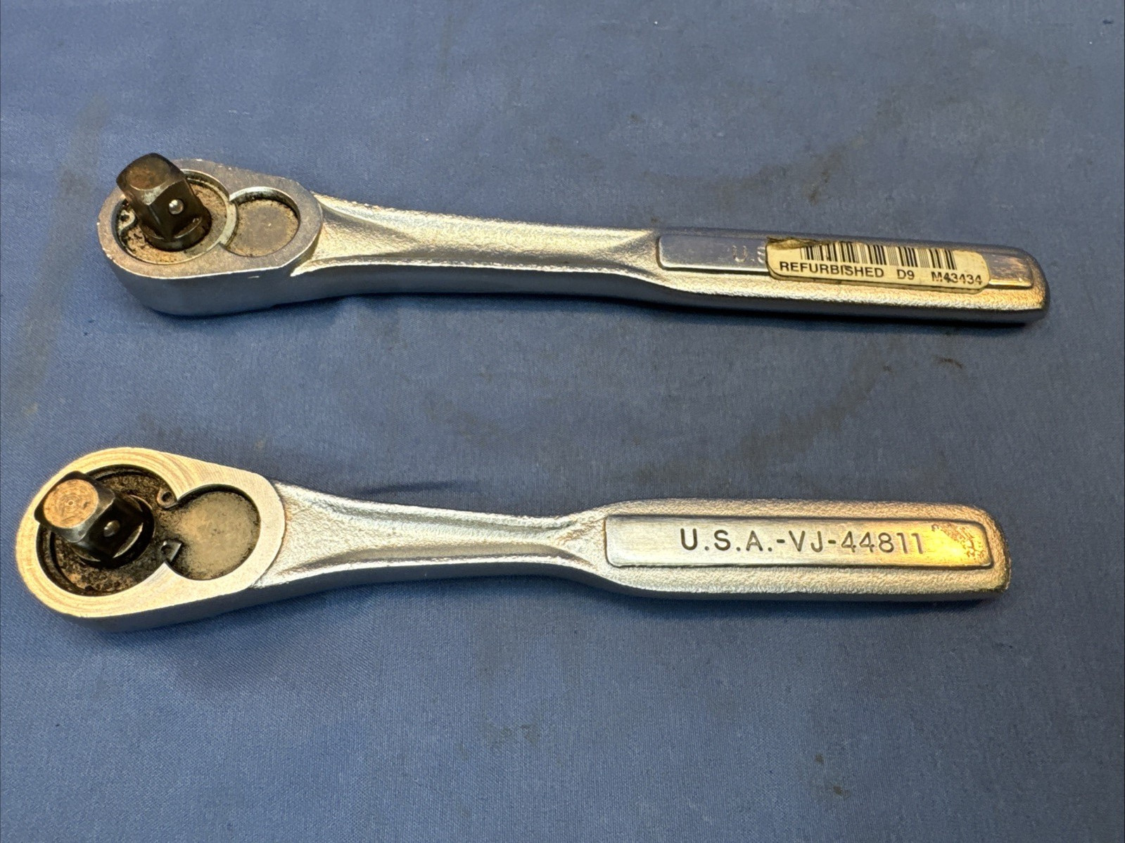 Vintage Craftsman USA  2-Piece 3/8 Ratchet Set 6 3/4 Long & 7 3/4 Long