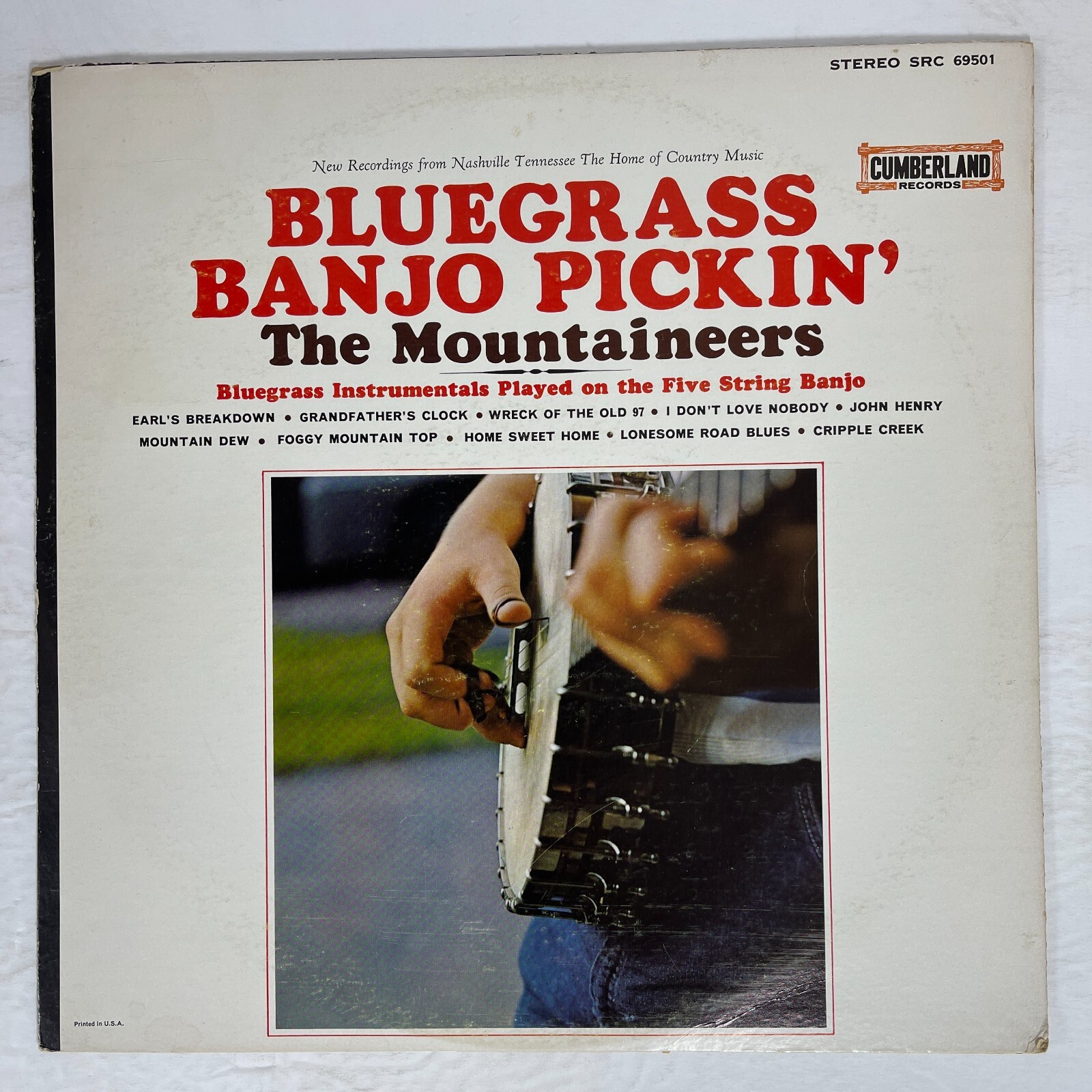 The Mountaineers – Bluegrass Banjo Pickin\' Vinyl, LP Cumberland Records
