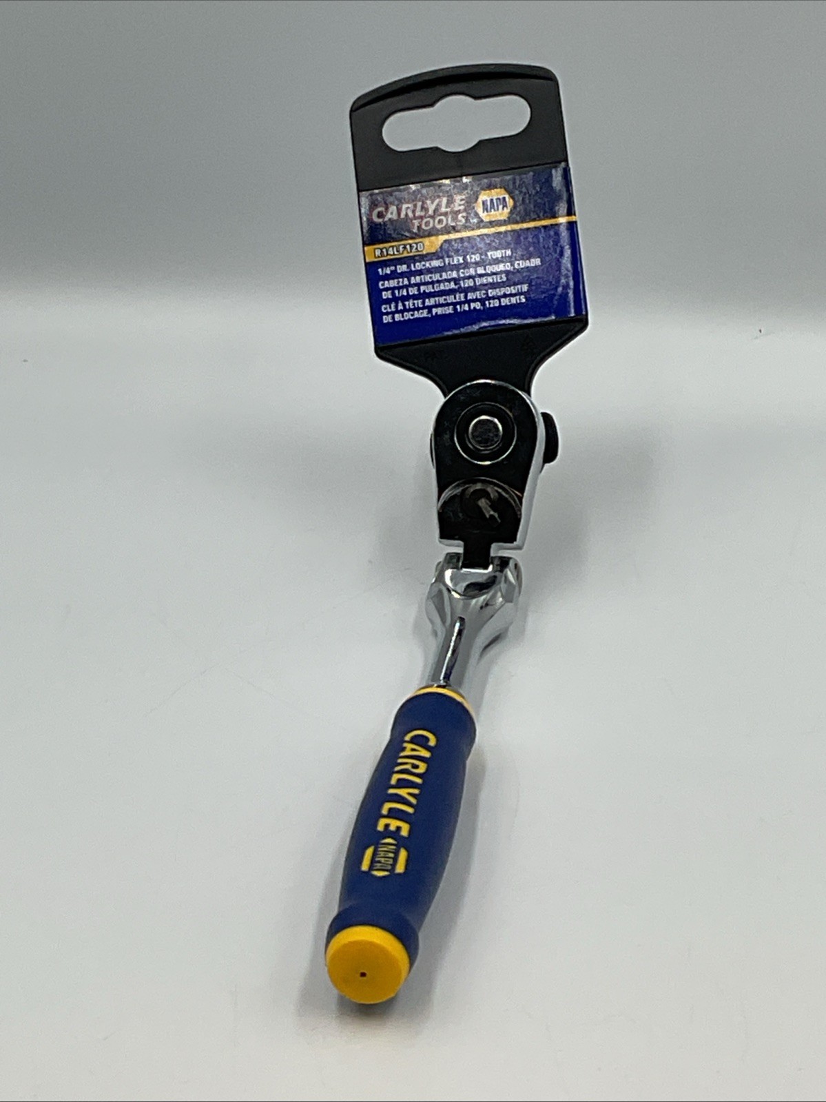 Carlyle TOOLS Napa 1/4 locking Flex 120 tooth Ratchet R14LF120