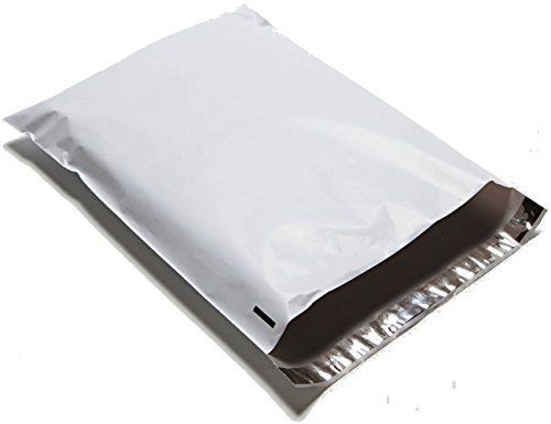 Poly Mailers Plastic Envelopes Shipping Bags UpakNShip 2.5 Mil White Premium 
