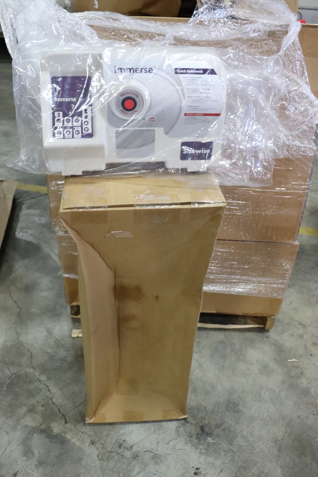 NEW Sizewise Immerse low air loss pump    w/ mattress 35\
