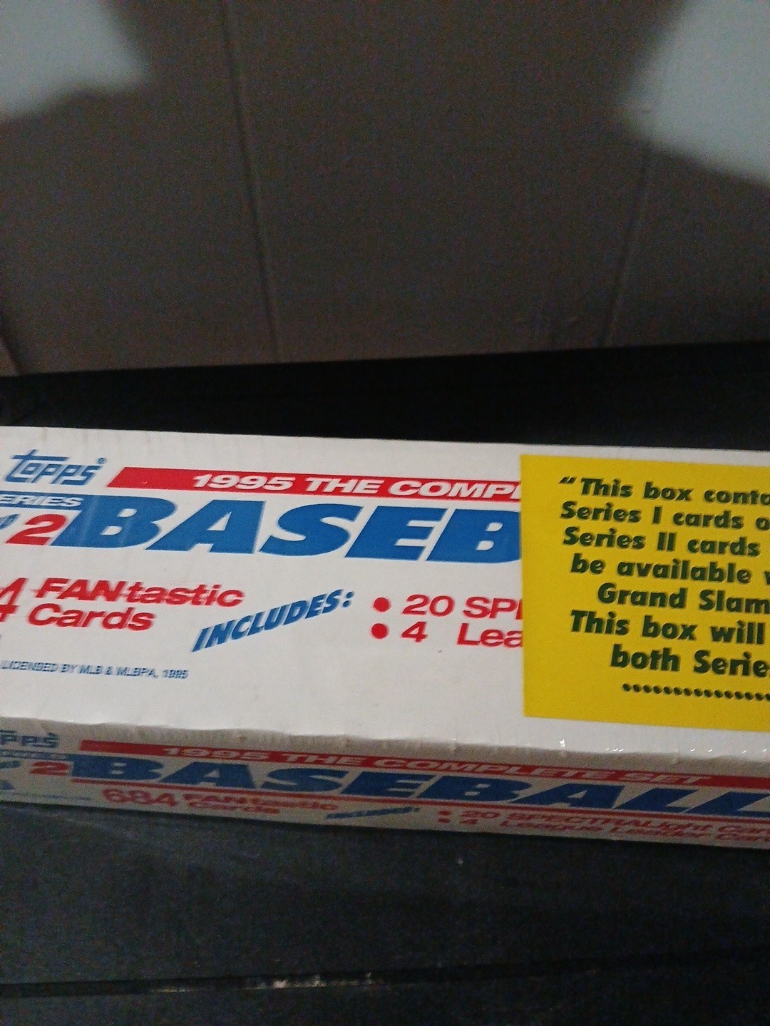 1995 Topps Baseball Series 1 Factory Sealed Set Box Yellow Sticker Variant Mint
