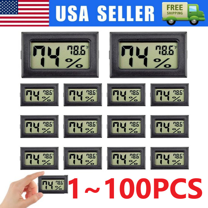 Mini Hygrometer Indoor Humidity Meter, Small Digital Thermometer Humidity Lot