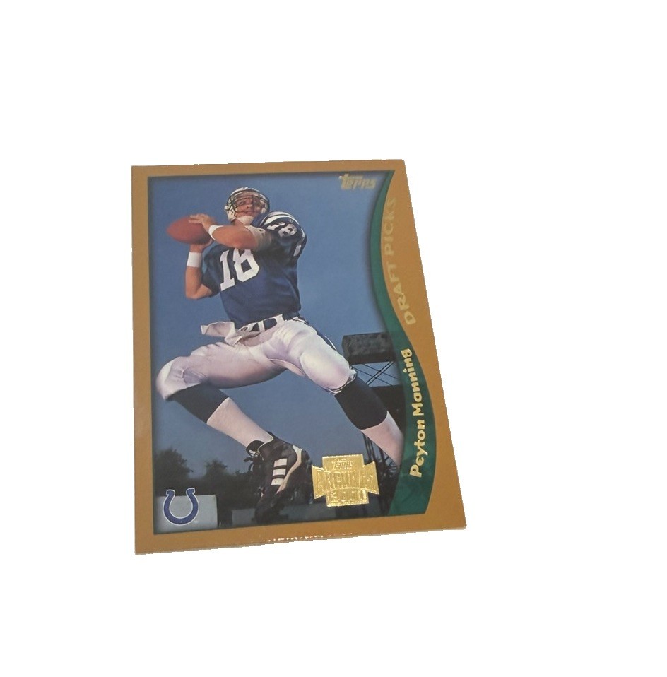 2001 Topps Peyton Manning #360 Indianapolis Colts Draft Pick HOF 2001 Topps Peyton Manning #360 Indianapolis Colts Draft Pick HOF