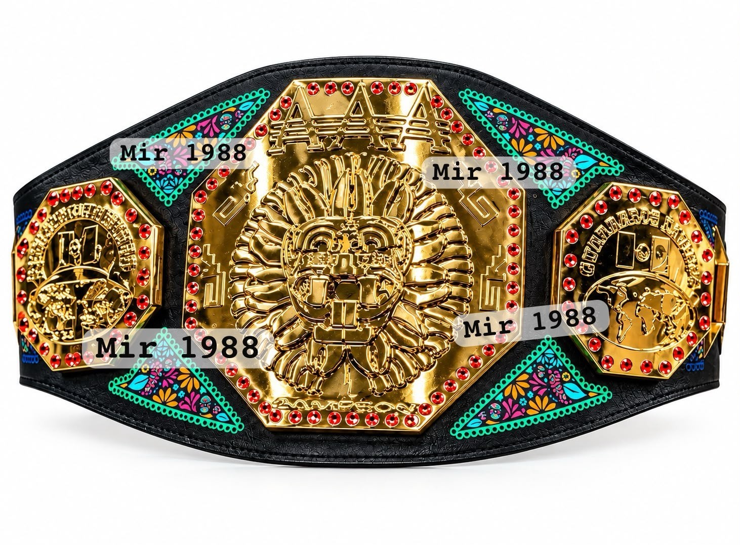 Libra Fight AAA Medium Legacy Wrestling Championship Belt Replica 4mm Zinc Libra Fight AAA Medium Legacy Wrestling Championship Belt Replica 4mm Zinc