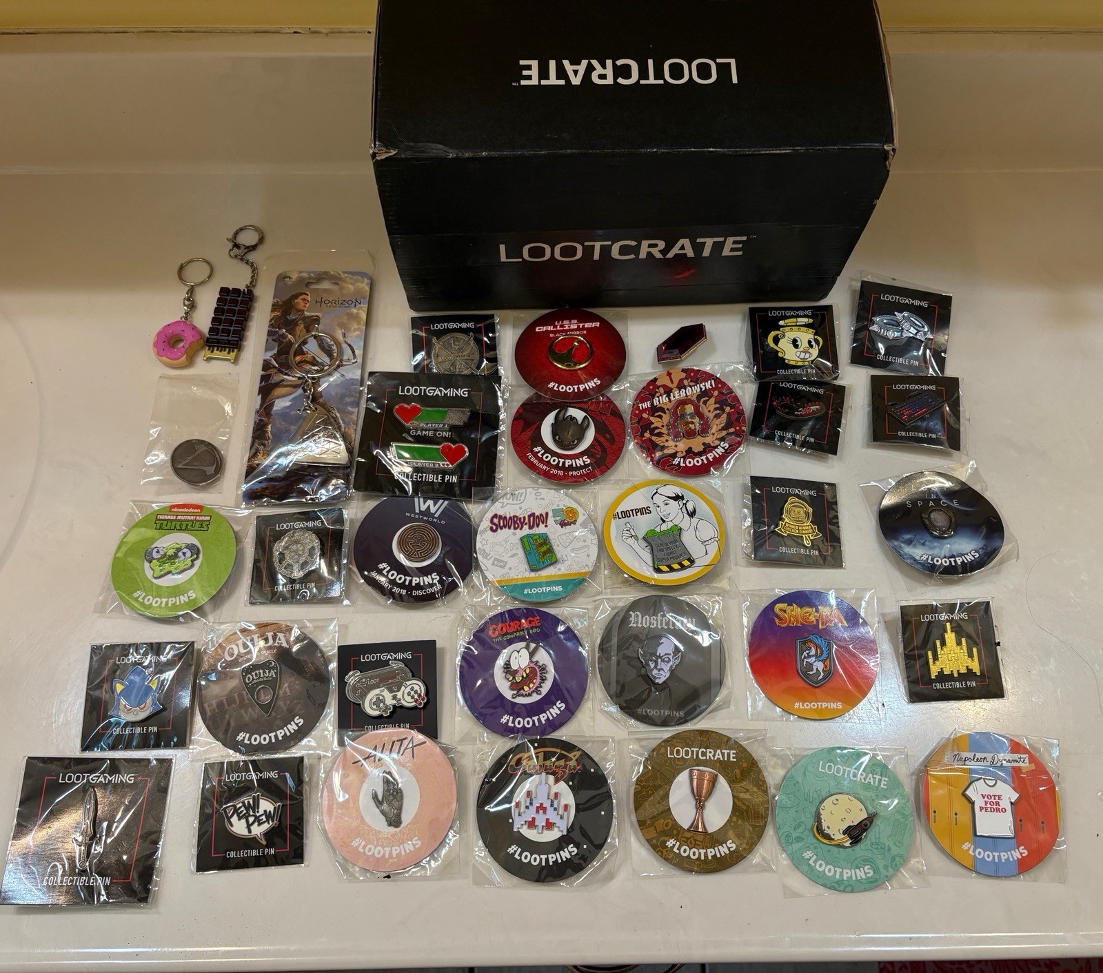 Loot Gaming Pin Lot 35 Pieces Loot Crate Loot Gaming Pin Lot 35 Pieces Loot Crate