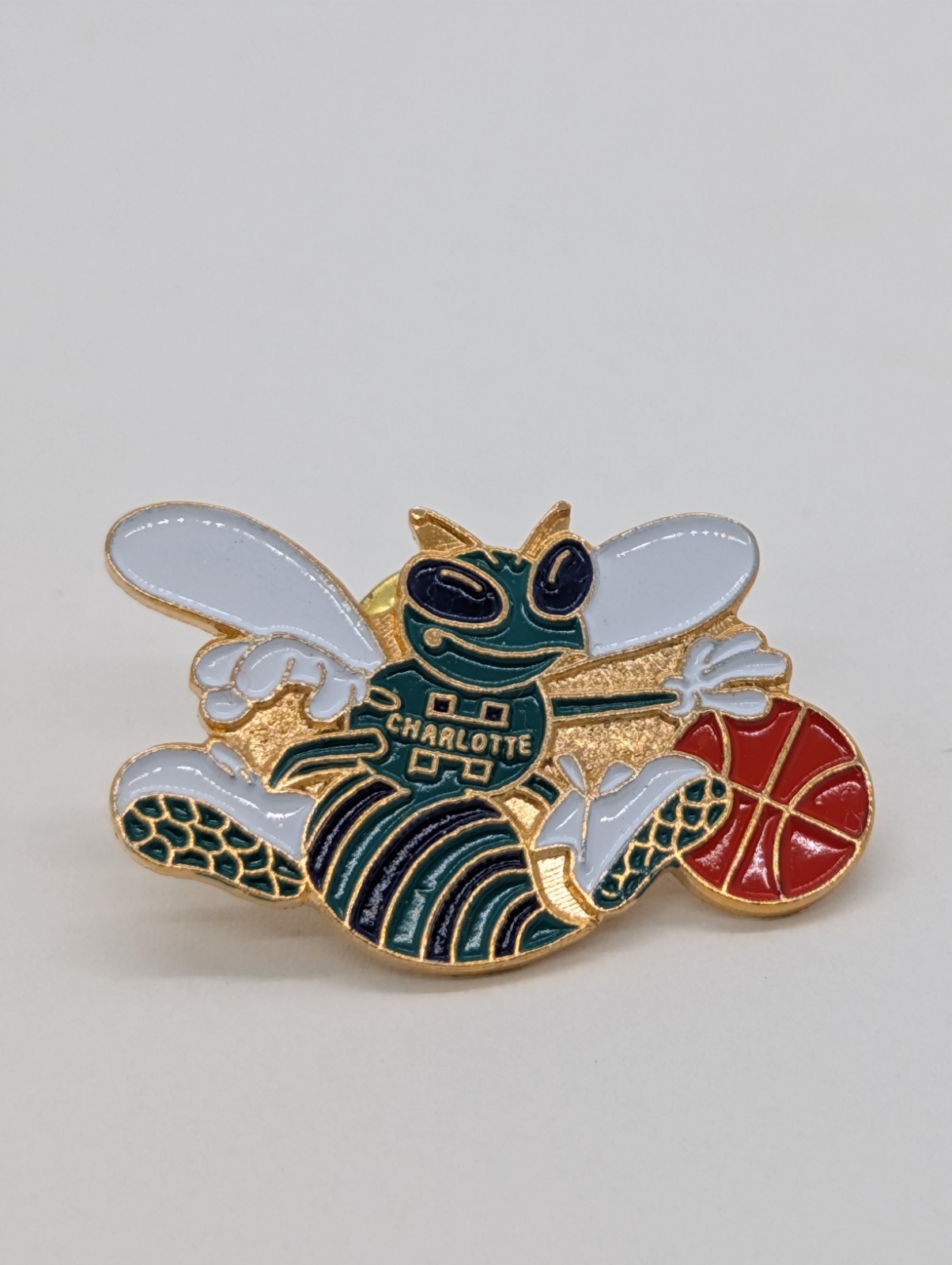 Charlotte Hornets Vintage Logo Pin Collectible