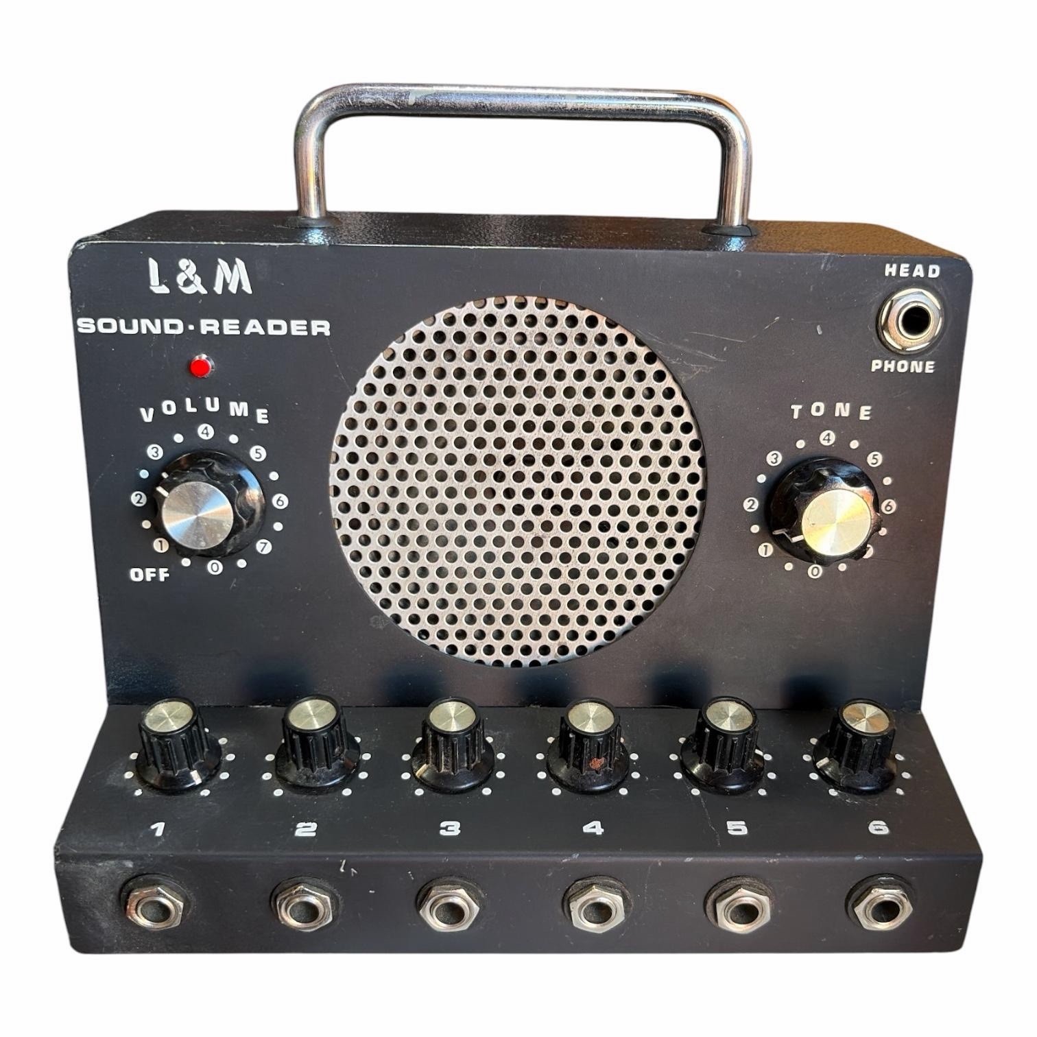 Rare Vintage L&M Sound-Reader 010 Input 6 Audio Monitor Film Editorial Equipment
