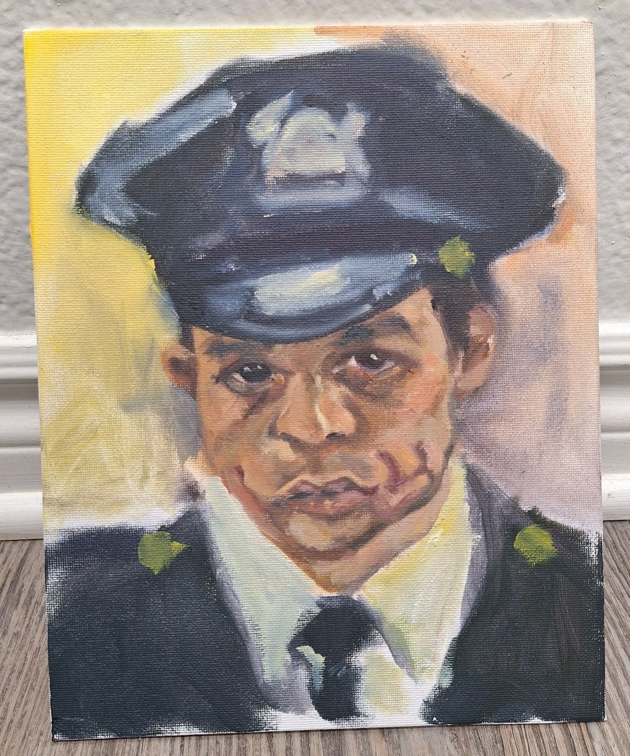 The Dark Knight Heath Ledger Joker Painting Portrait 8x10