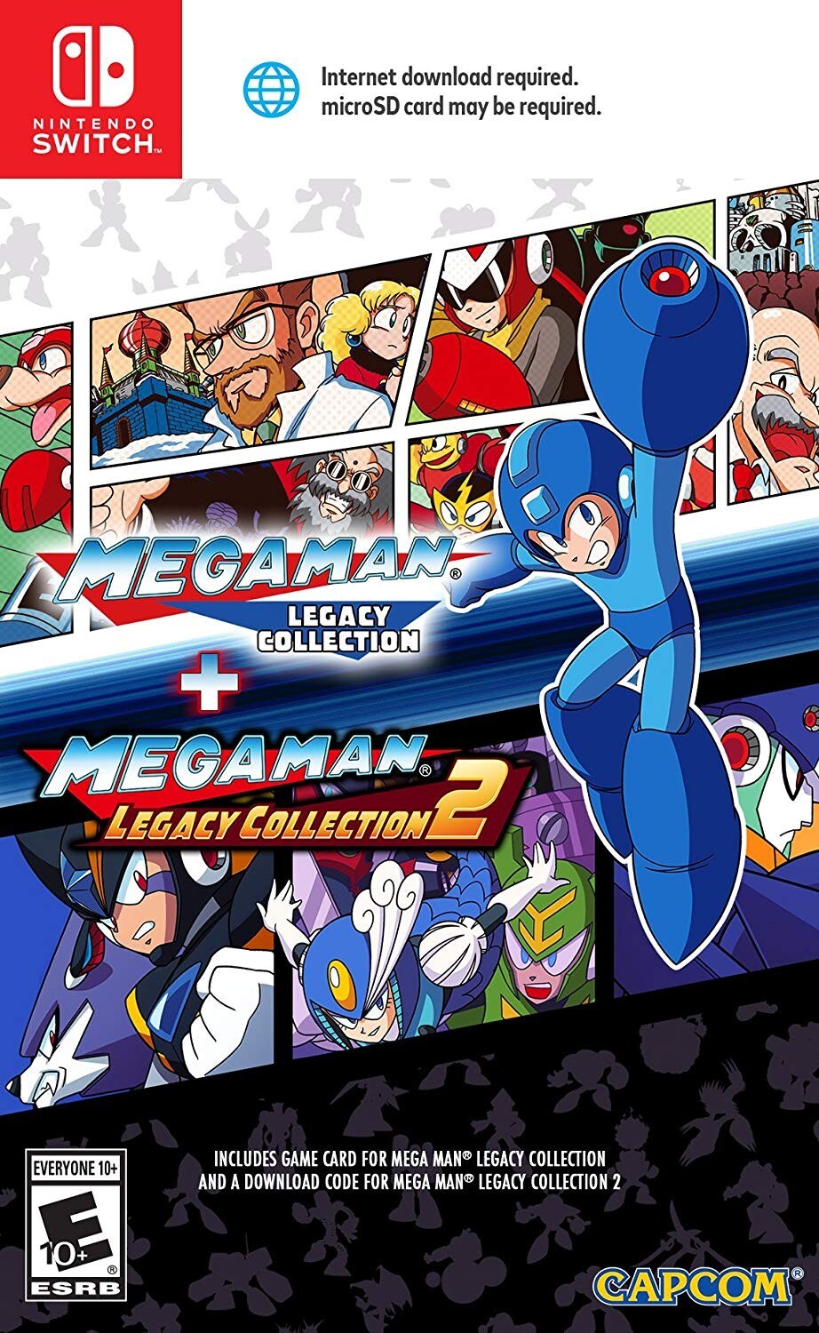 Mega Man Legacy Collection 1 + 2 - Nintendo Switch , Brand New Factory Sealed Mega Man Legacy Collection 1 + 2 - Nintendo Switch , Brand New Factory Sealed