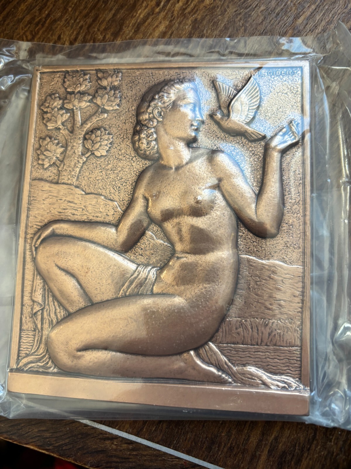 SURPRISE, FRANCE, MONNAIE DE PARIS ,BRONZE ,LA SURPRISE