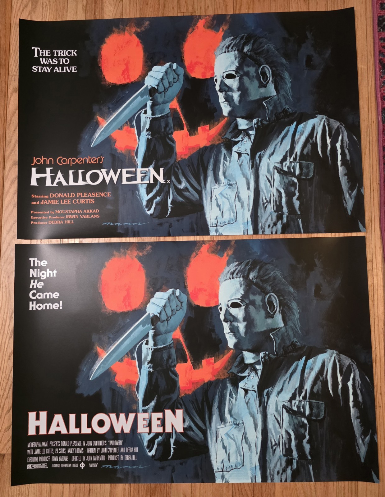 Paul Mann HALLOWEEN Screenprint Poster Set 48/70 Matching Numbers Baker Prints