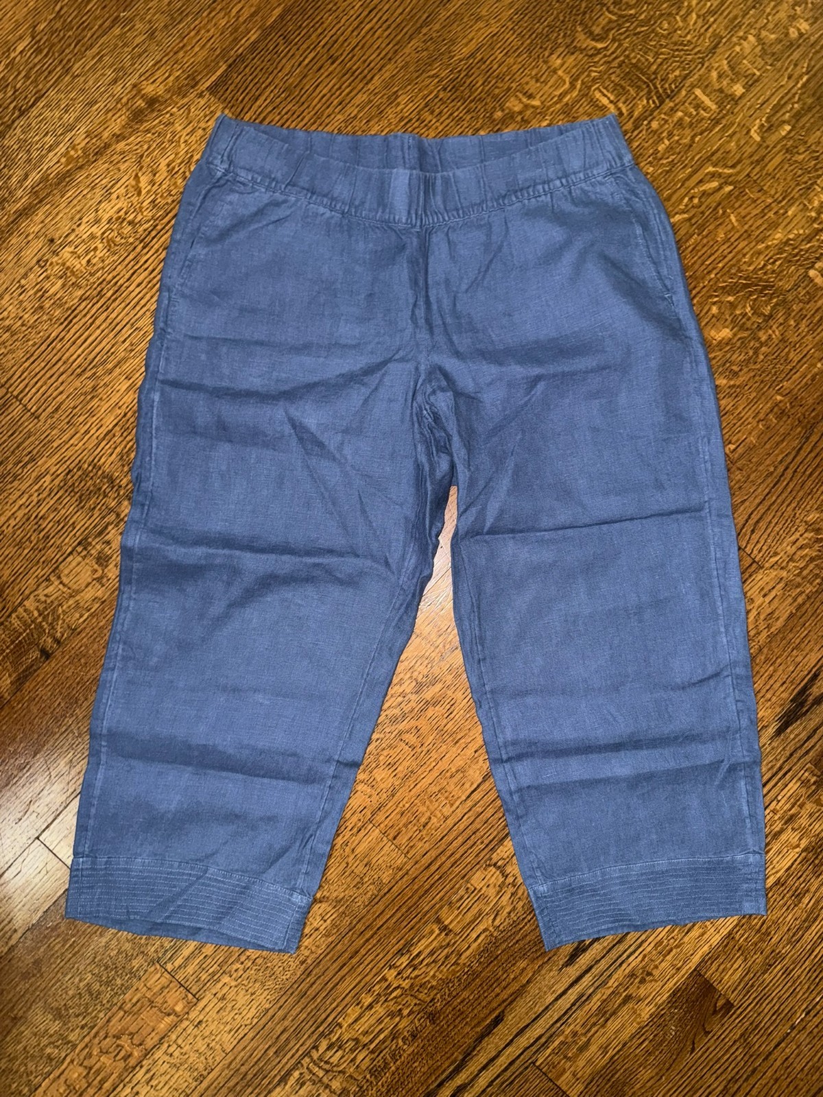 NWT J.Jill Pure Jill Linen Cropped Pants - Size MP