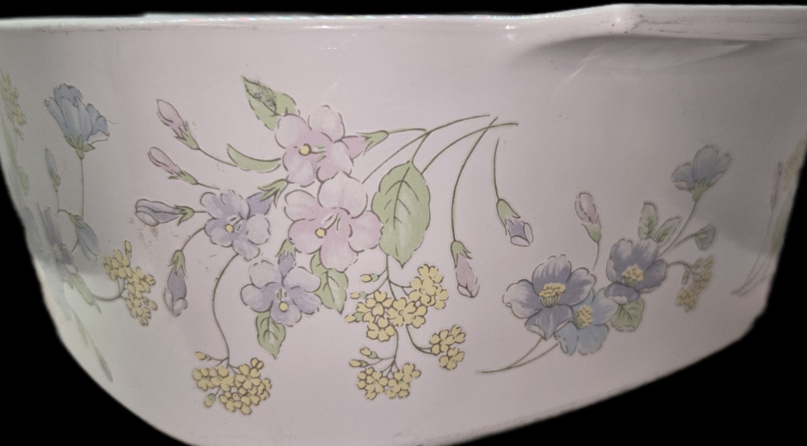 Vintage Corning Ware 5 Quart Large Pastel Bouquet Floral Casserole Dish A-5-B Vintage Corning Ware 5 Quart Large Pastel Bouquet Floral Casserole Dish A-5-B