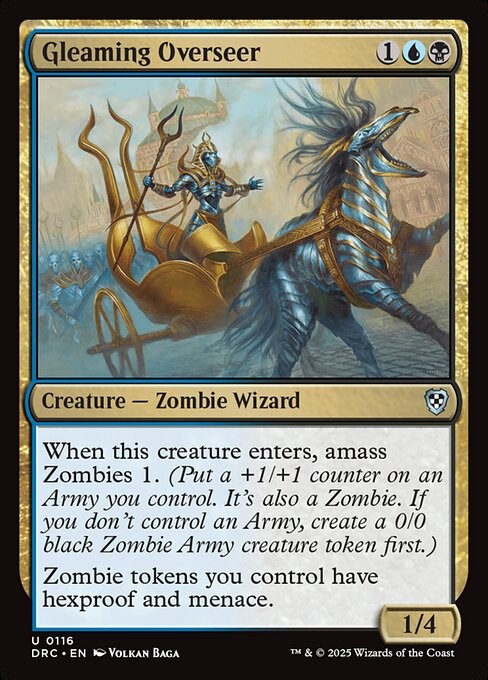 Gleaming Overseer 116 U Normal DRC MTG NM