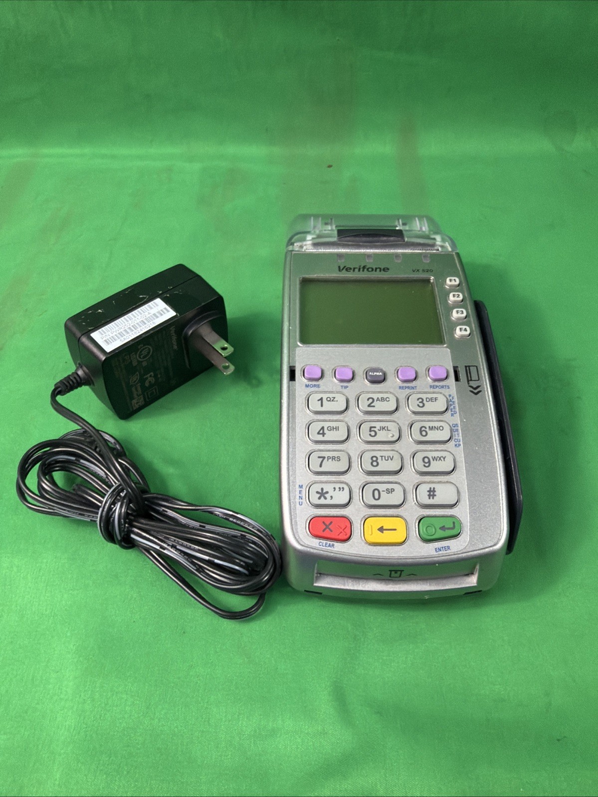 Verifone VX520 VX 520 Credit Card Machine Terminal Reader Tested (E7) Verifone VX520 VX 520 Credit Card Machine Terminal Reader Tested (E7)