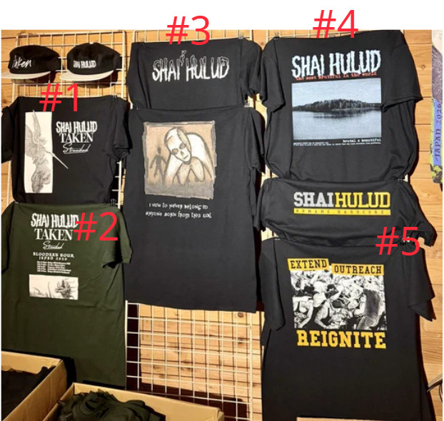 Shai Hulud Taken Shirt Pick Style Bloodaxe Tour Japan 2026 Reprint
