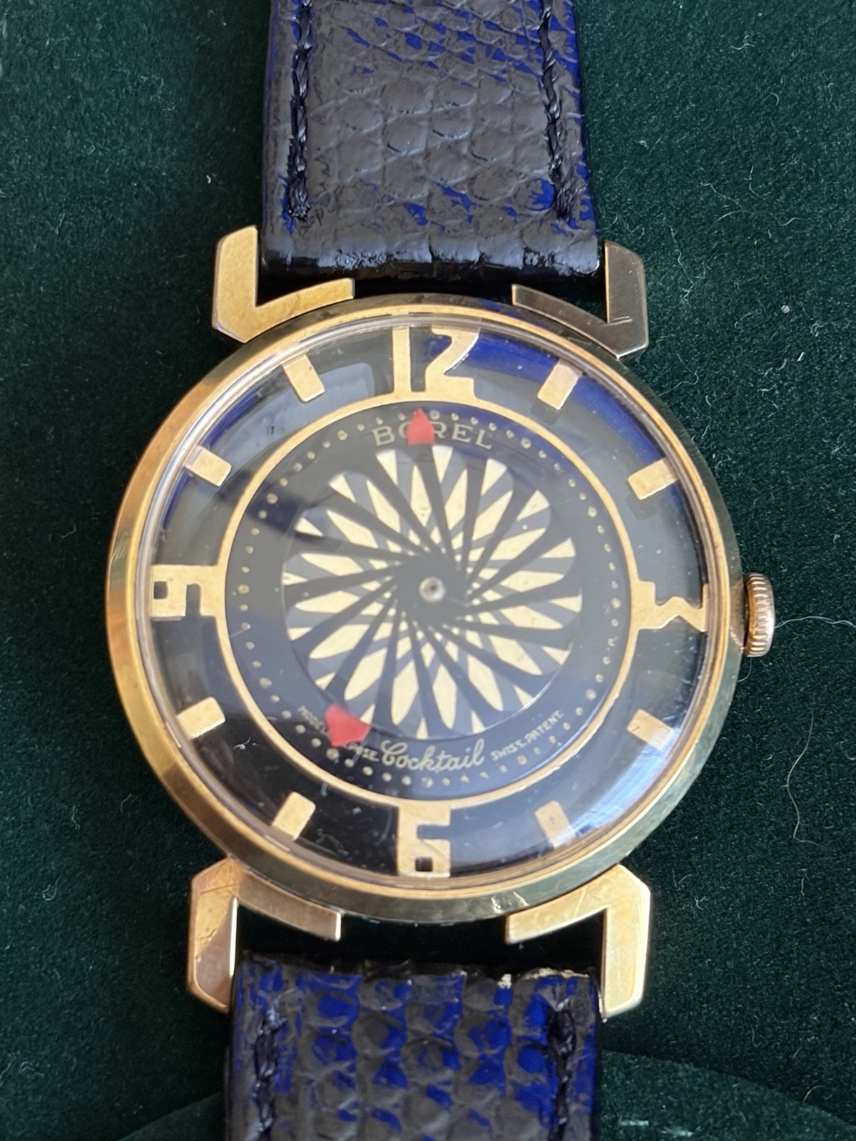 Vintage Ernest Borel Cocktail Kaleidoscope Mystery Dial Swiss Mechanical Watch Vintage Ernest Borel Cocktail Kaleidoscope Mystery Dial Swiss Mechanical Watch