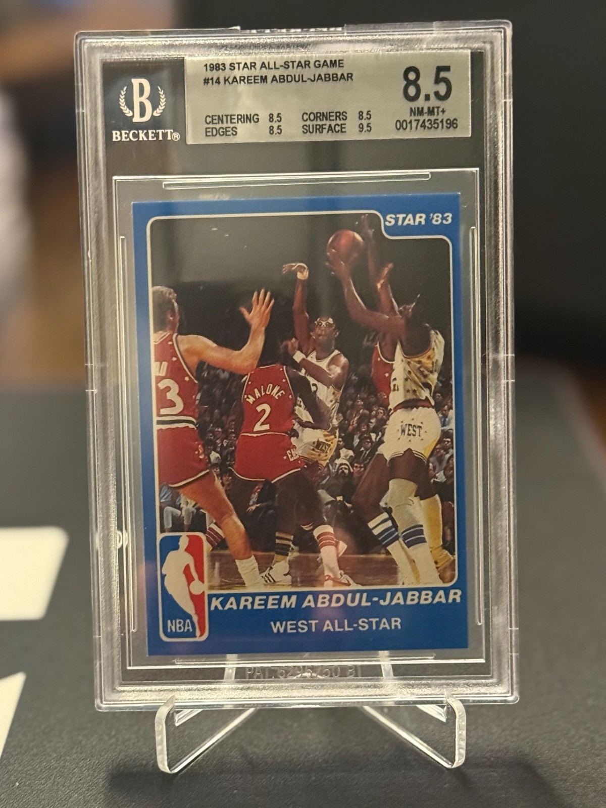 1983 Star All Star Game #14 Kareem Abdul-Jabbar BGS 8.5 🔥