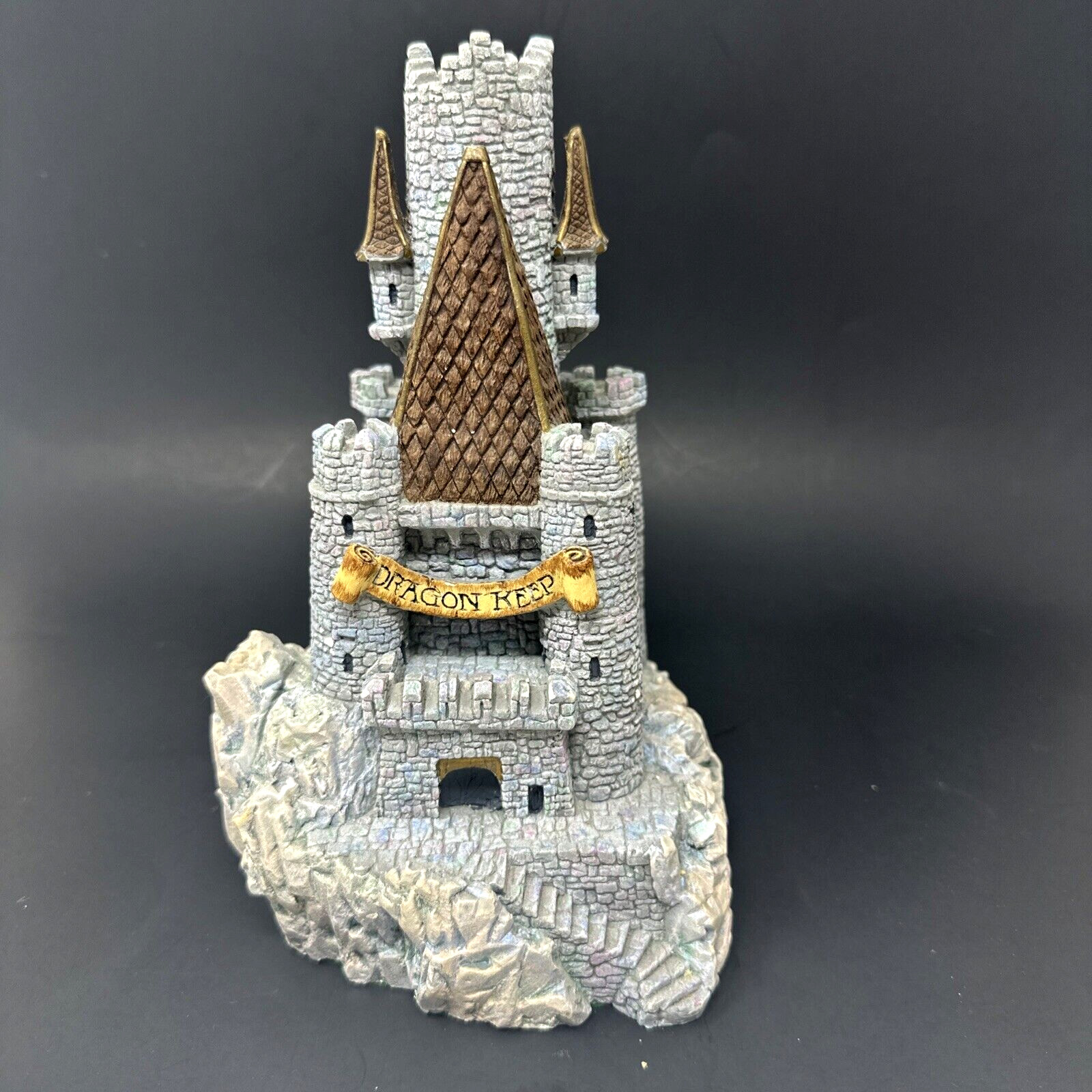 Martha Carey Dragon Keep Coll #5000 THE KEEP Castle HAS FLAKING & CHIPPING