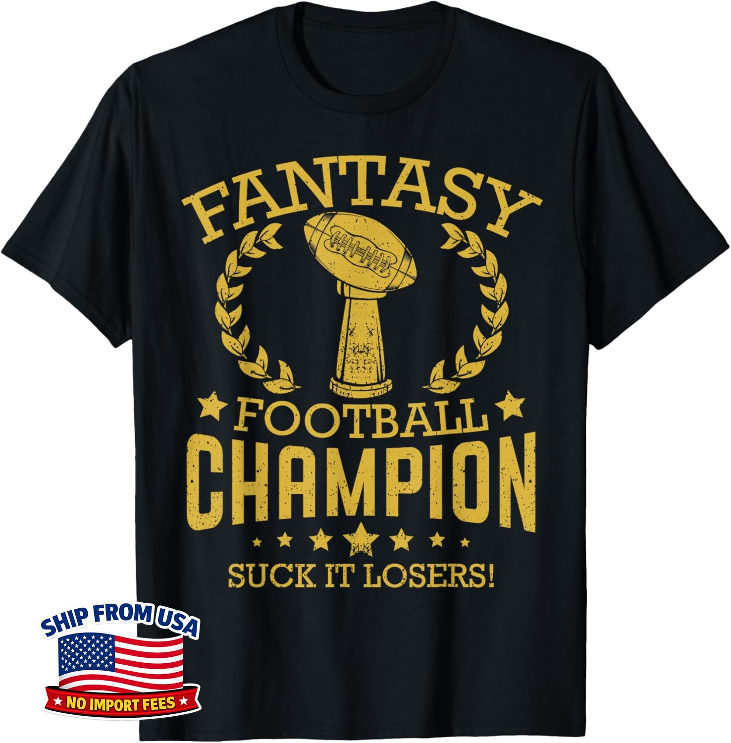 Fantasy Football Funny Champ Champion Draft 2019 Unisex T-Shirt