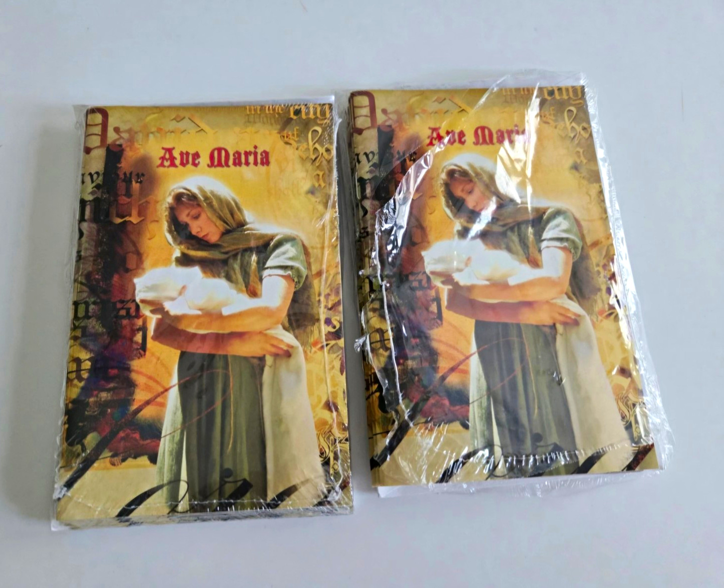 Lot of 8 Ave Maria Christmas Booklets with Envelopes Catholic Devotional