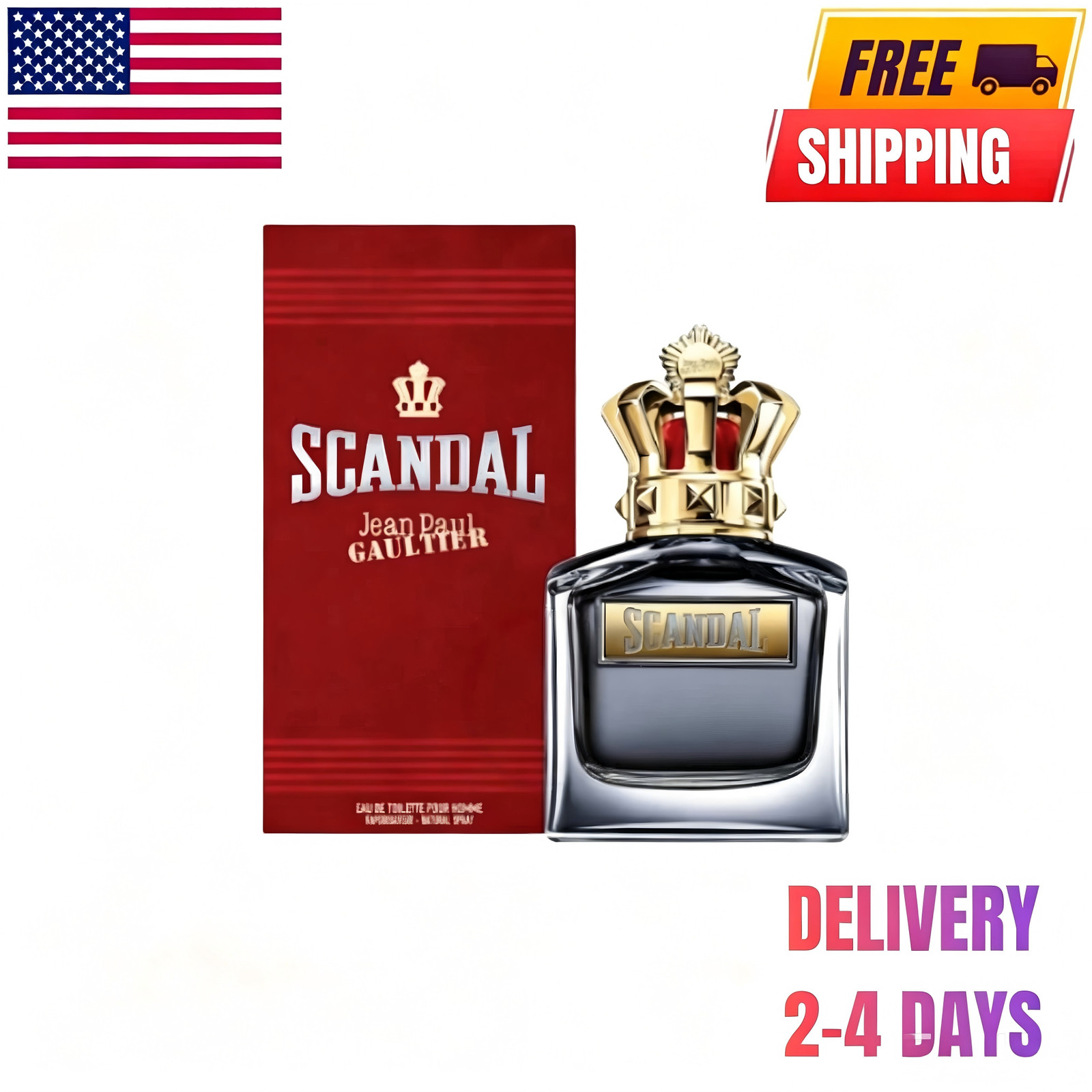 Jean Paul Gaultier Scandal Pour Homme Men EDT Spray 3.4 oz / 100ml NIB