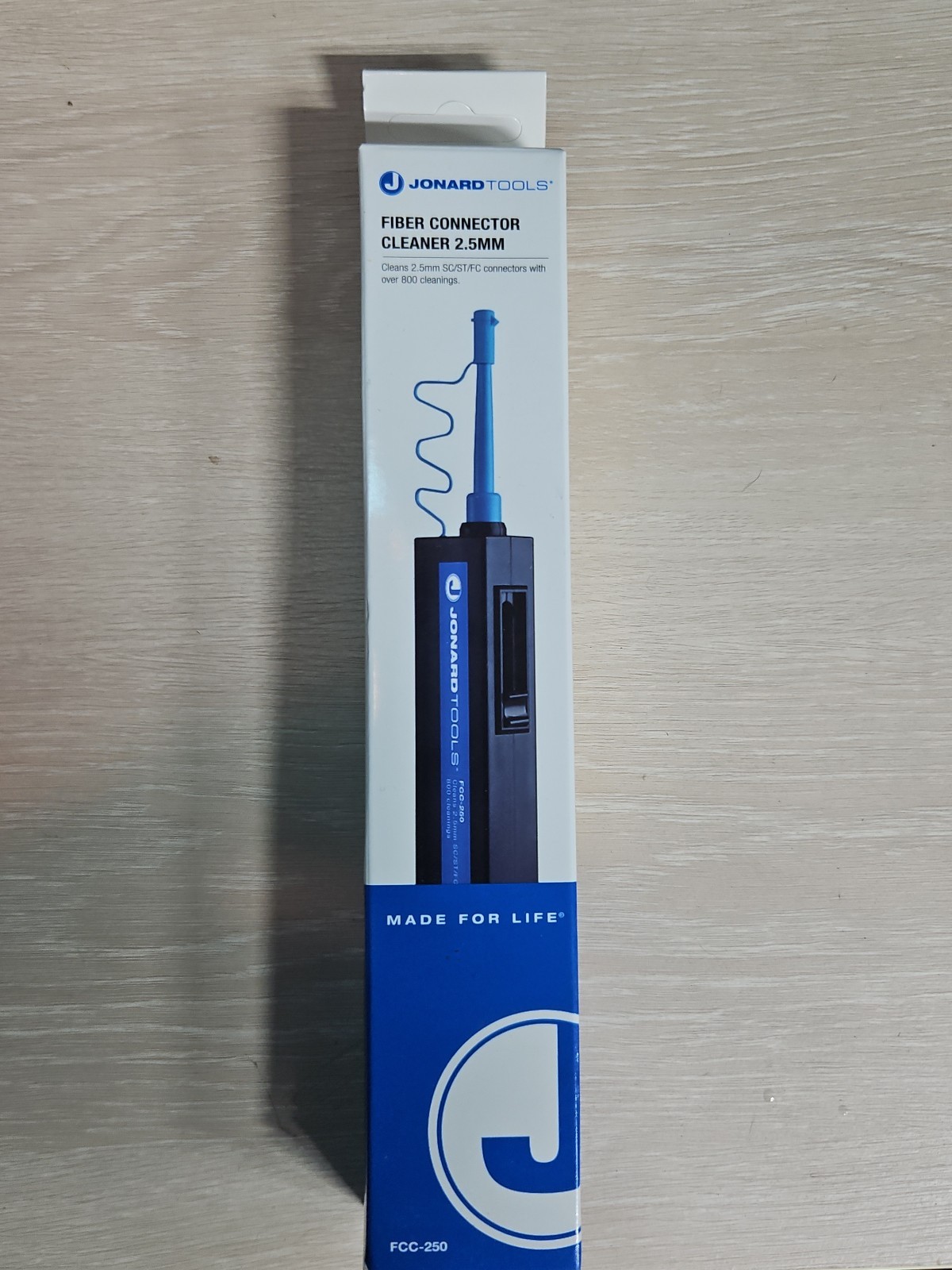 NEW JONARD TOOLS FCC-250 Connector Cleaner Optical Fiber Cleaning NEW JONARD TOOLS FCC-250 Connector Cleaner Optical Fiber Cleaning