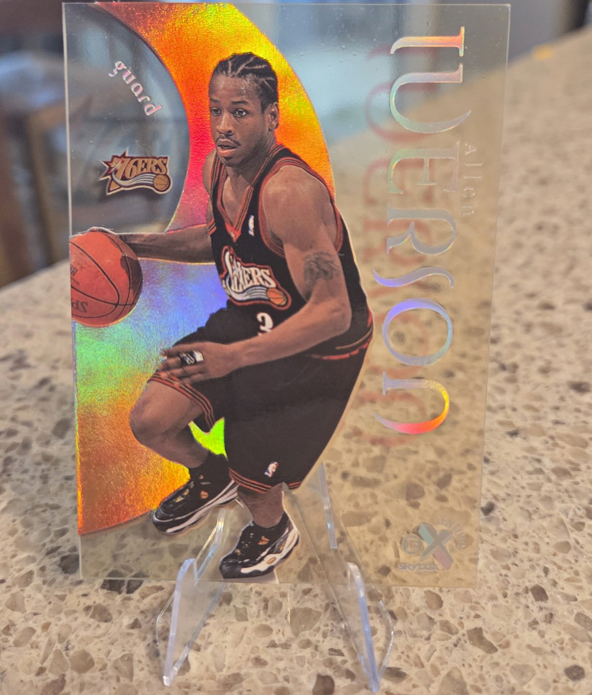 SkyBox 1998-99 E-X Century Allen Iverson 76ers #5 SkyBox 1998-99 E-X Century Allen Iverson 76ers #5