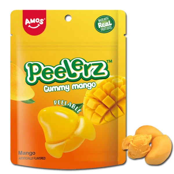 New AMOS Peelerz peelers Gummy Mango Peelable Fruit TikTok Candy 6oz Sweet New AMOS Peelerz peelers Gummy Mango Peelable Fruit TikTok Candy 6oz Sweet