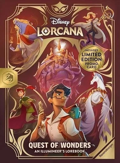 PRESALE Disney Lorcana Quest of Wonders: An Illumineer's Lorebook PRESALE Disney Lorcana Quest of Wonders: An Illumineer's Lorebook