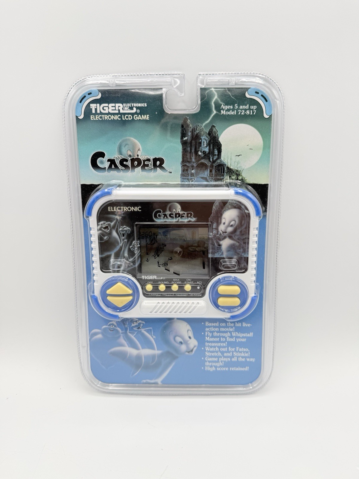 Vintage 1995 Casper Tiger Electronics LCD Game Sealed - Never Opened DEADSTOCK