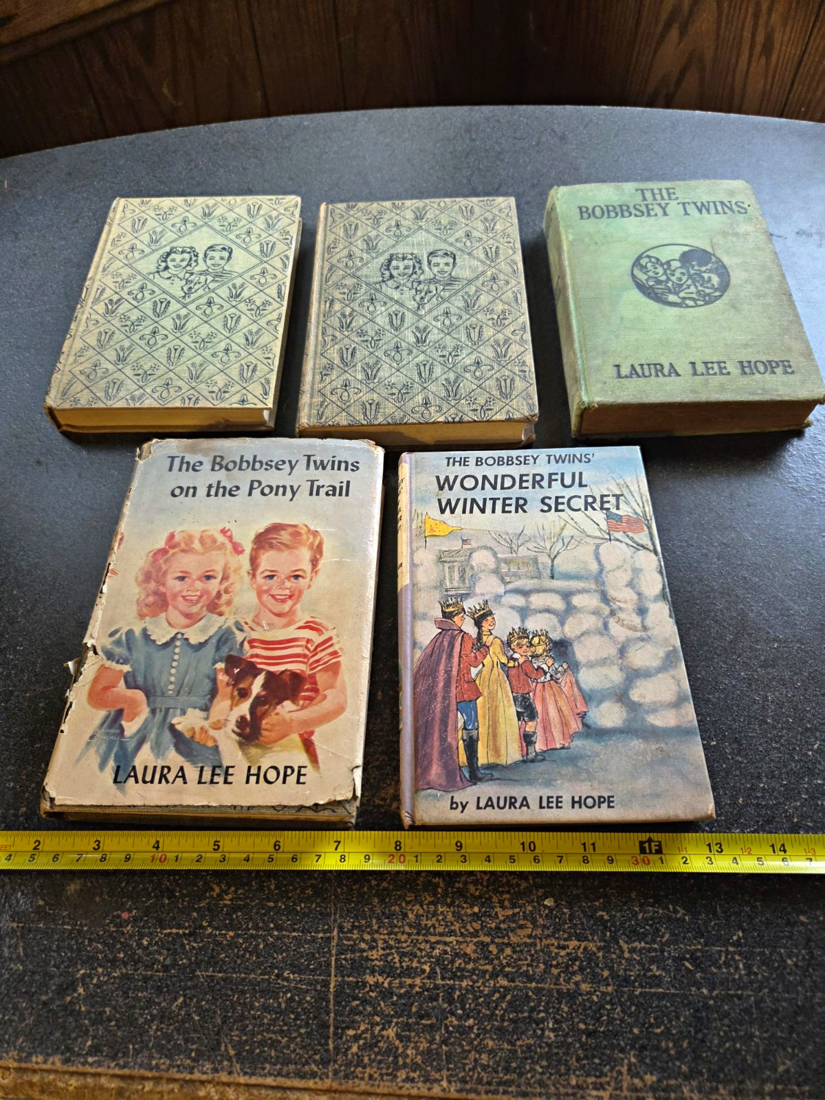 5 The Bobbsey Twins Laura Lee Hope Hardcover Illustrated Grosset & Dunlap Lot